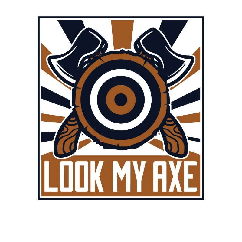 Look My Axe Axe Throwing Competition Game Axe