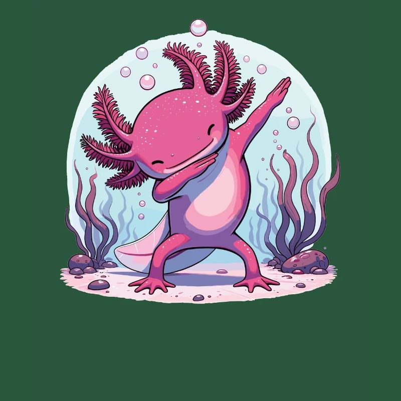 Dab Axolotl Dabbing pour les amateurs d’axolotls