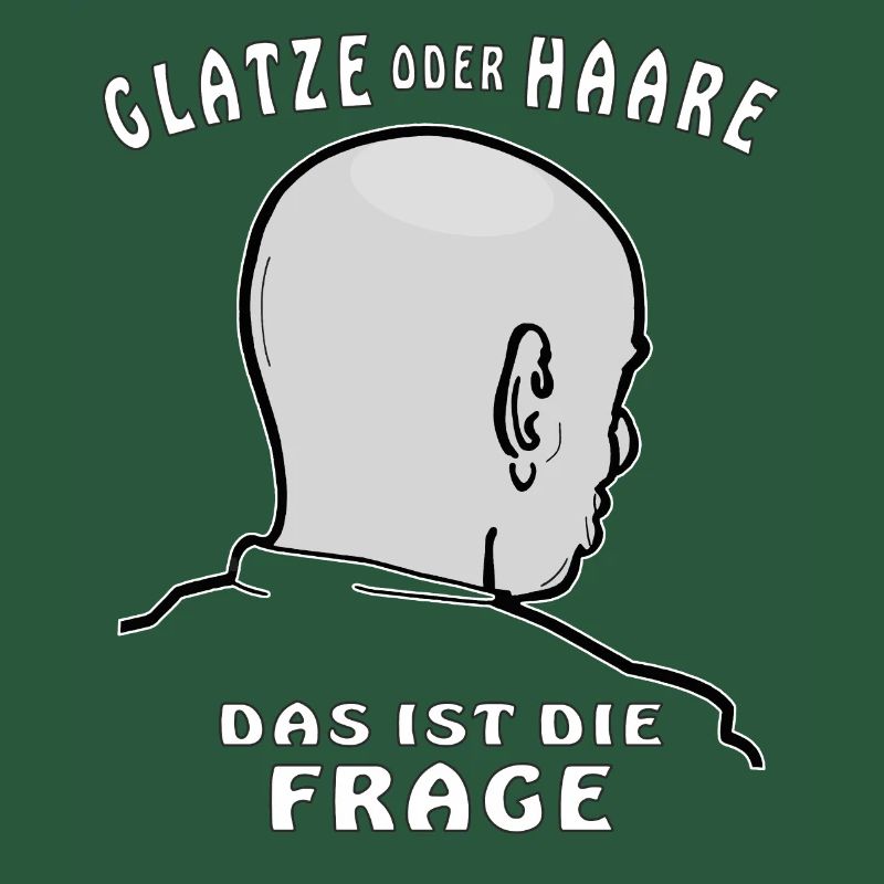 GLATZE ODER HAARE DAS IST DIE FRAGE
