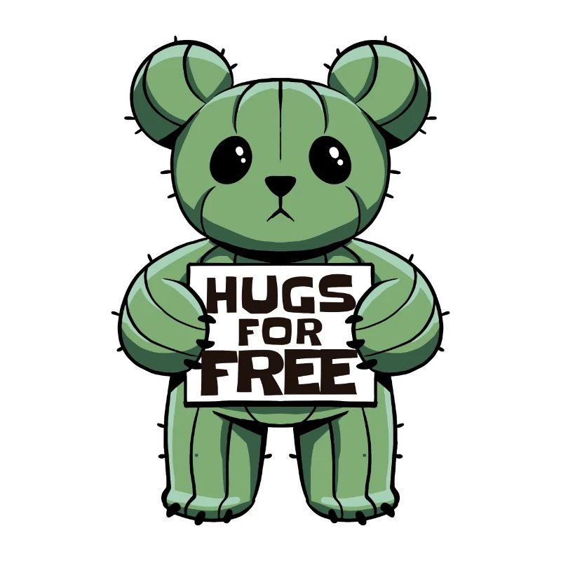 Cactus Hug Bear