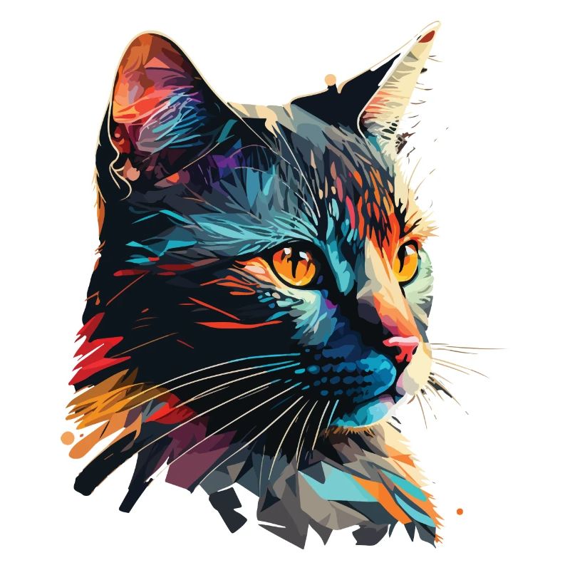Bunte Katze