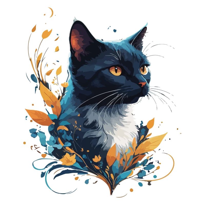 Bunte Katze