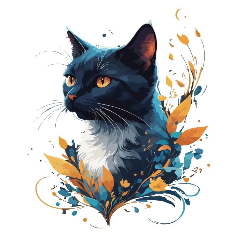Bunte Katze