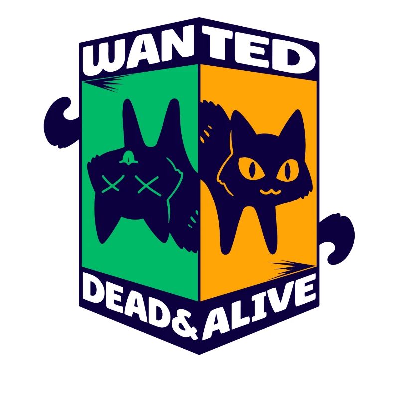 Physics Quantum Nerd Dead + Alive Schrödingers