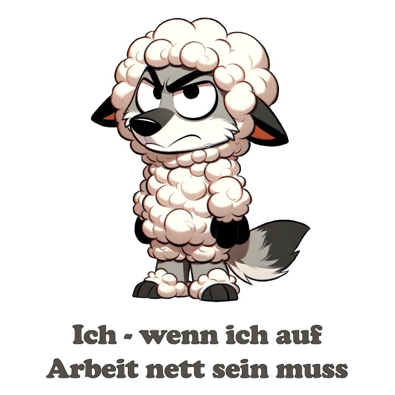 Wolf im Schafspelz auf Arbeit