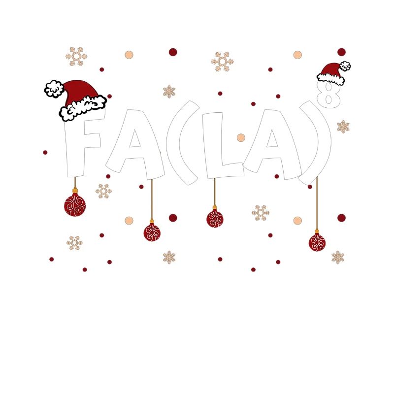 Fa La 8 Drôle de Noël Professeur de mathématiques Fa La 8