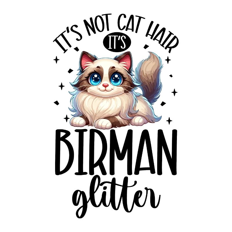 Katzen Glitzer - Birma