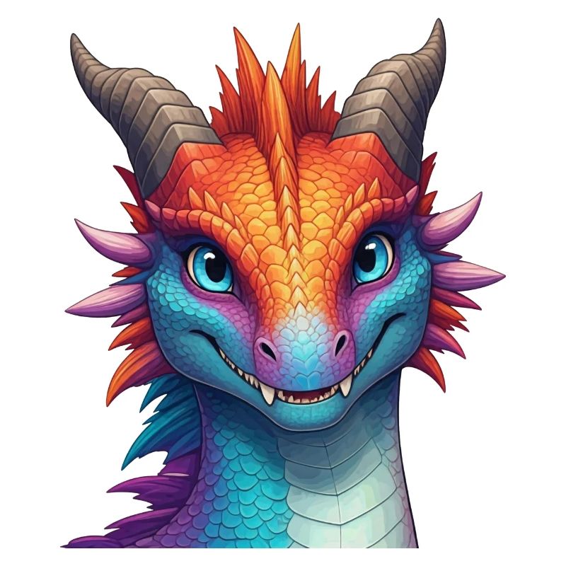 Vibrant Arcane Dragon