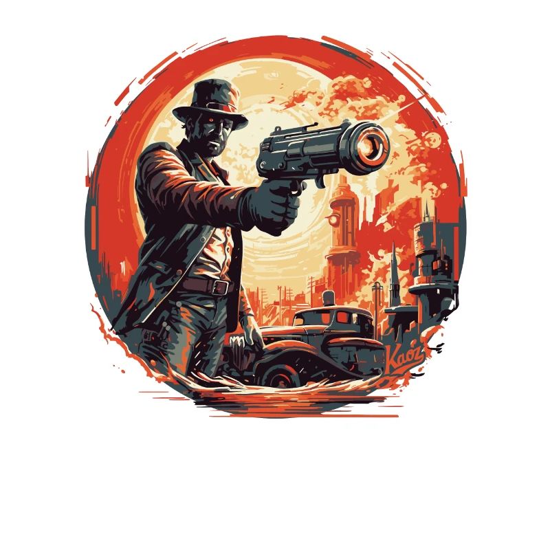 Sci-Fi-Strahlenkanonen-Showdown
