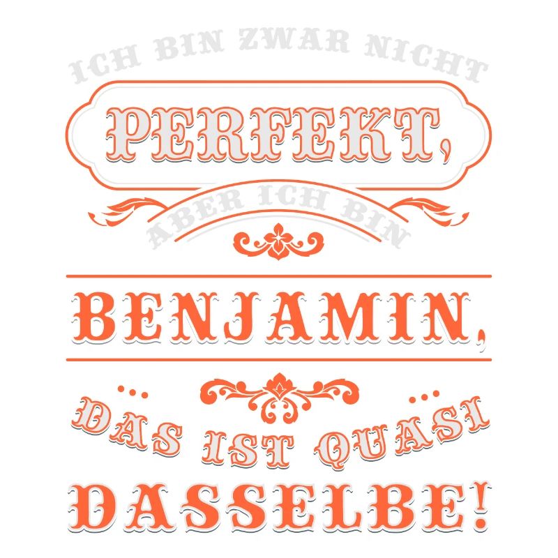 Funny BENJAMIN for Name Day with Name Name