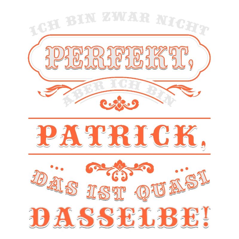 Funny PATRICK for Name Day with Name Name