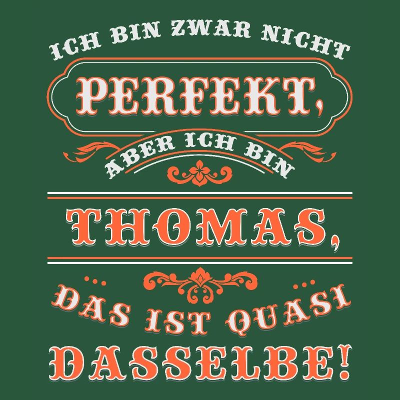 Funny THOMAS for Name Day with Name Name