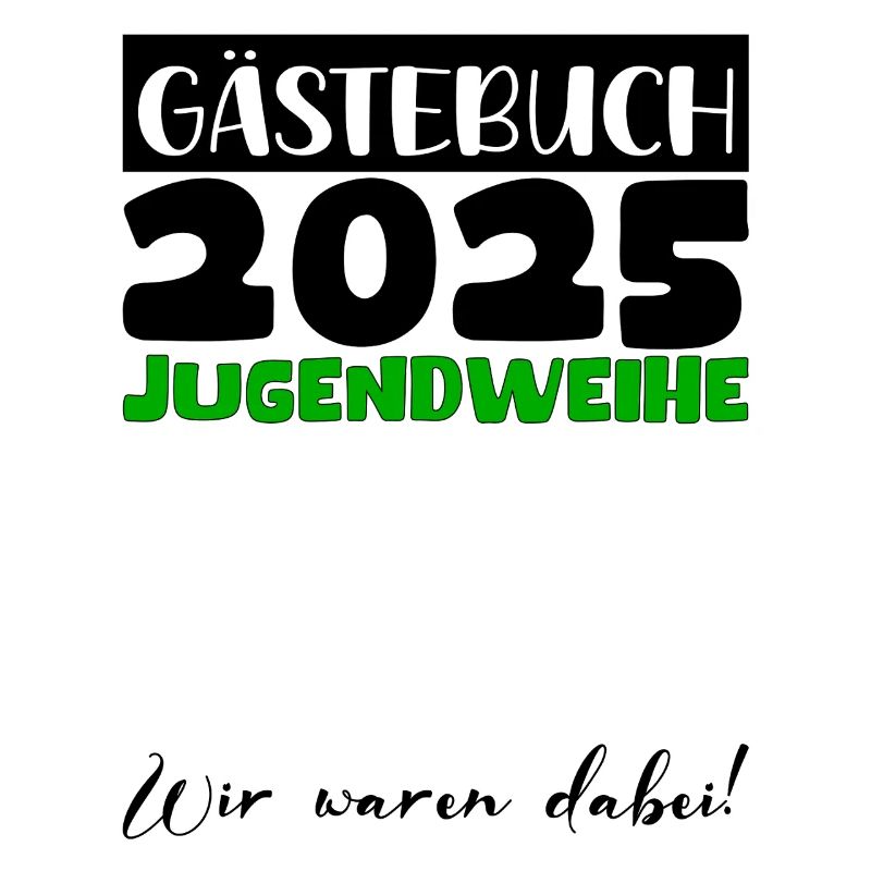 Jugendweihe 2025 Gästebuch Geschenk Mädchen Jungen