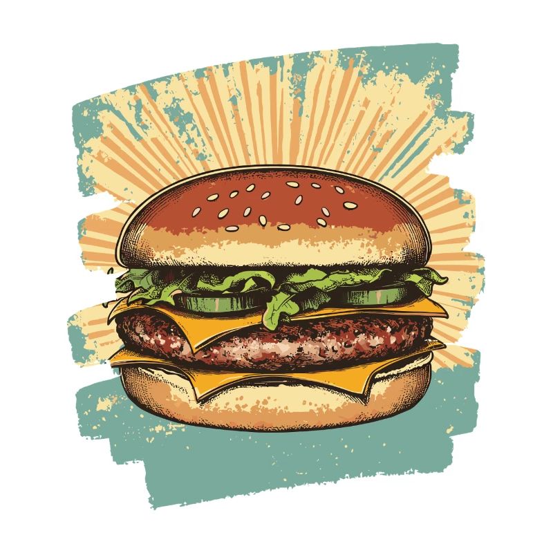Burger Retro
