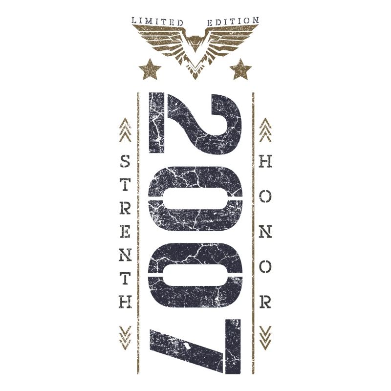 Limited Edition 2007 Birthday Strength and Honor