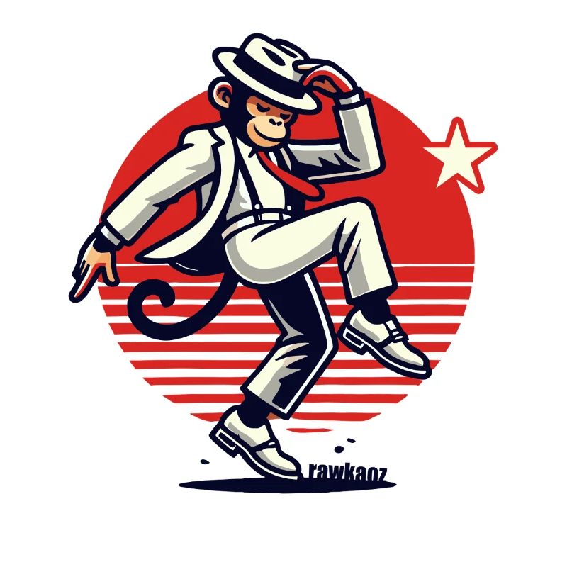 Moonwalk-Monkey Affentanz Affe