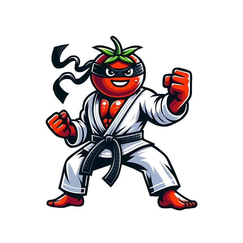 Karate Tomato Ninja Master Training