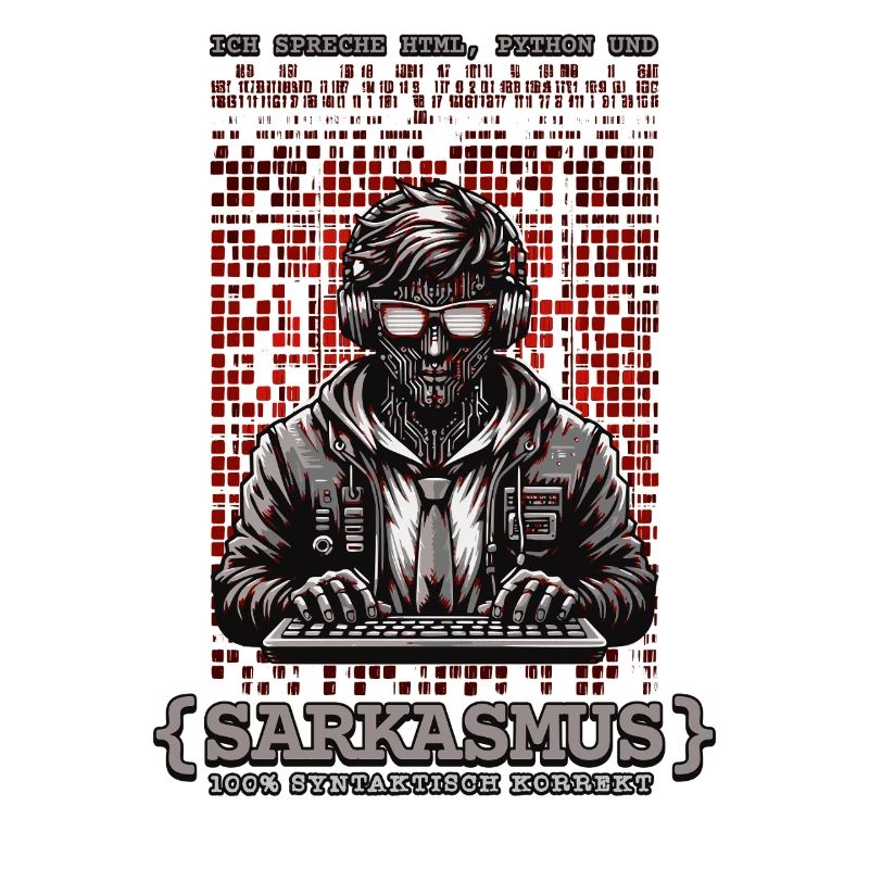 Ich spreche HTML Python und Sarkasmus