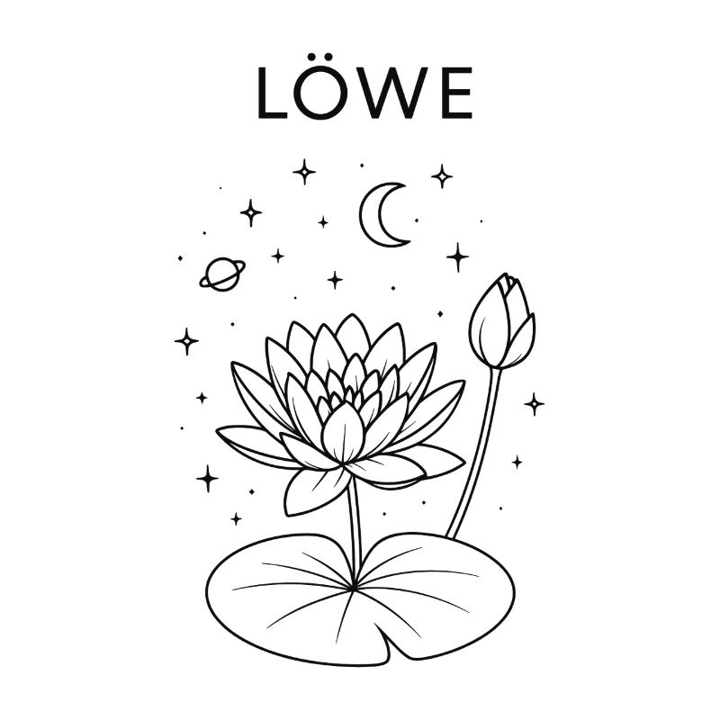 Löwe Sternzeichen mit Sonnenblume