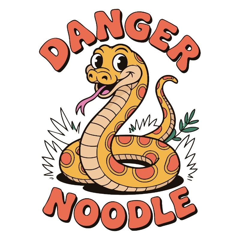 Danger Noodle - Conception de serpent amusante