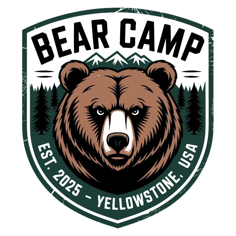 Bear Camp Patch, Yellowstone, États-Unis
