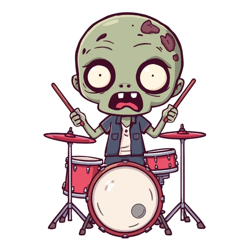 Batteur effrayant - Zombie
