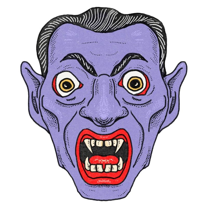 Vampire Devil Face