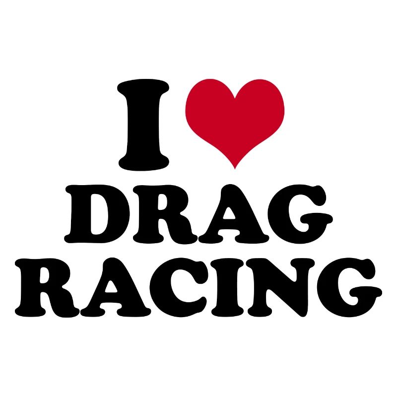 J’adore les courses de dragsters
