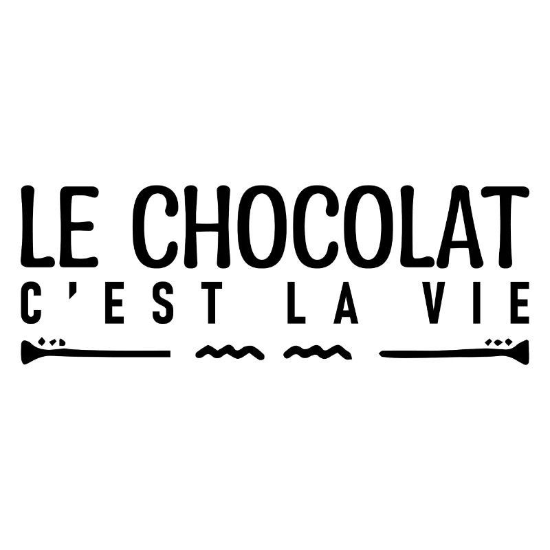Le chocolat c'est la vie. j'aime le chocolat.