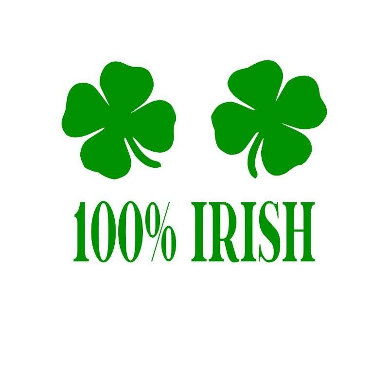 Trèfle 100 % Irish St. Patricks Day Idée cadeau