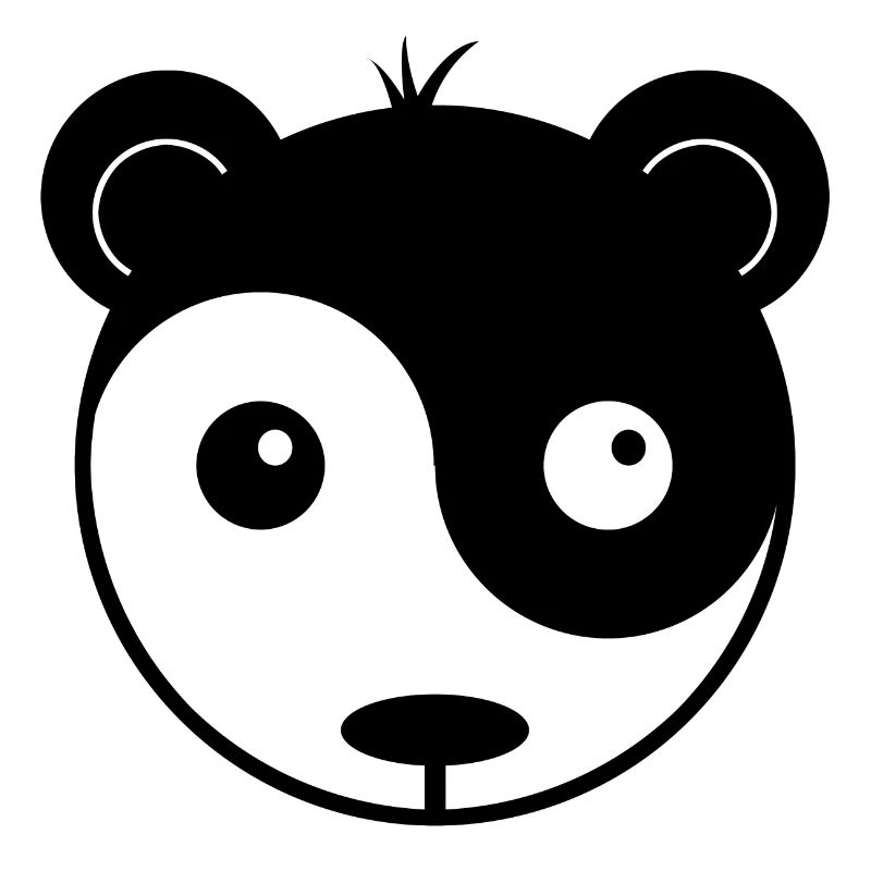 panda ying yang