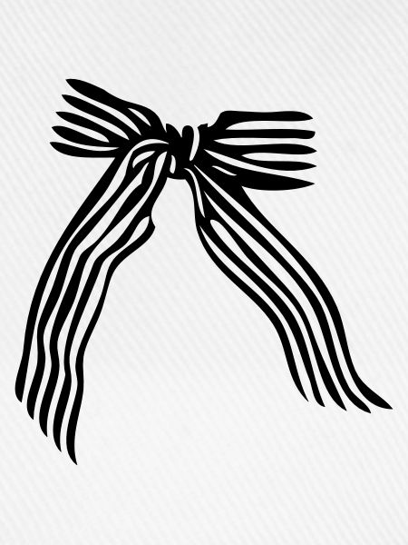 Stripes pattern ribbon