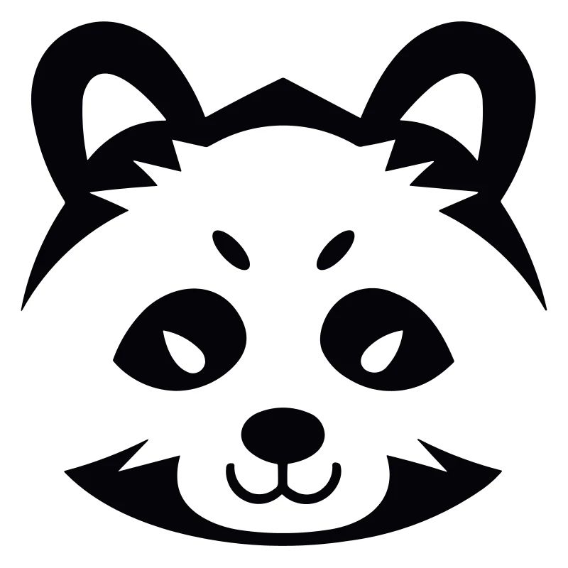 Panda-Kopf