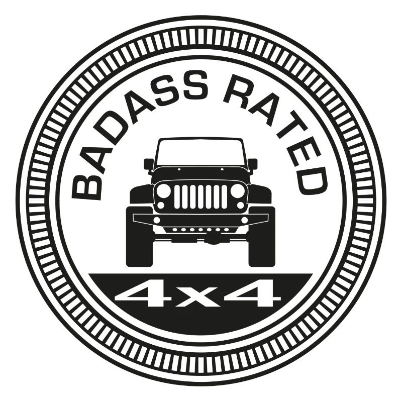 Les autocollants «notés»: notés Badass