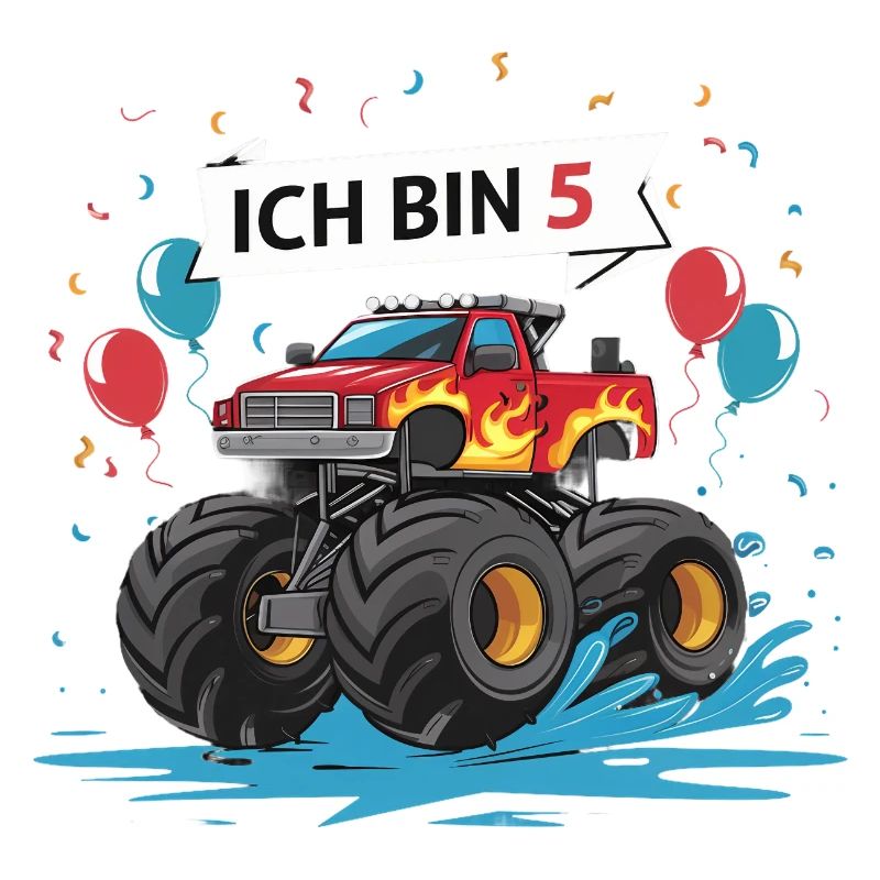 Monster Truck - Ich bin 5 - Einzigartiges Geschenk