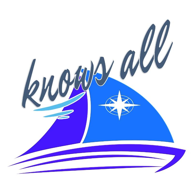 knows all type sailor skipper sailingboat sailing
