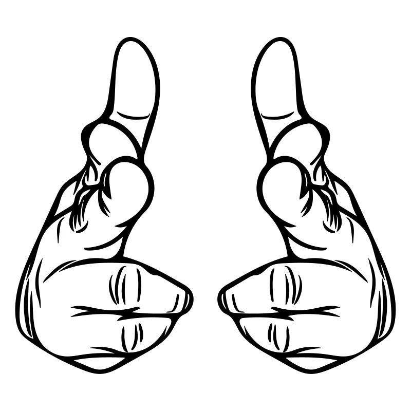 Hand Pistole - Fingerpistole Vector
