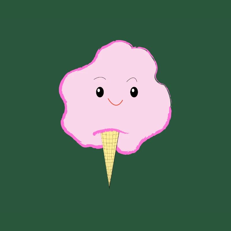 Fröhliche Zuckerwatte - Eis - Geschenkidee
