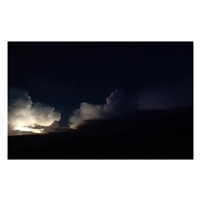 Thunderstorms at night
