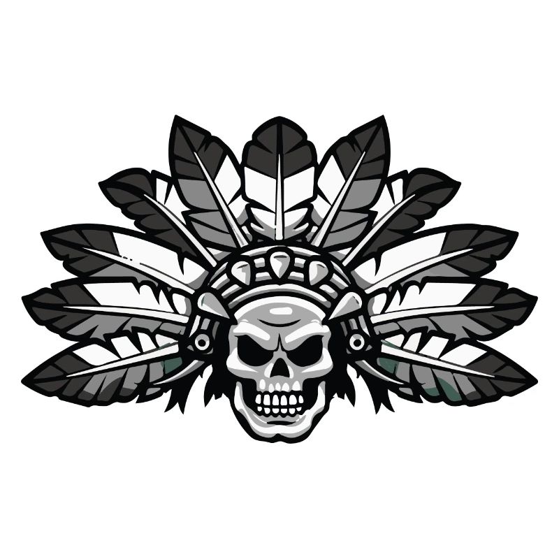 Indian Aztek Skull