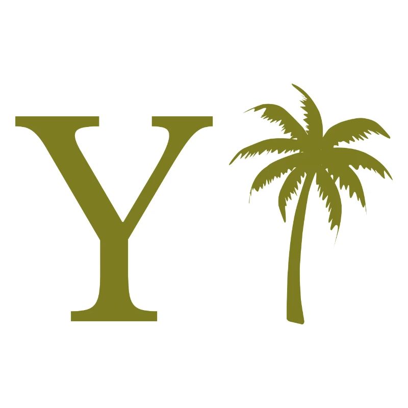 Lettre y vert Palm