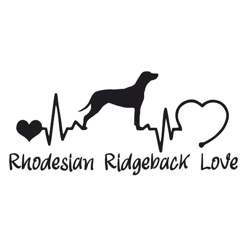 Rhodesian Ridgeback mit Herzschlag