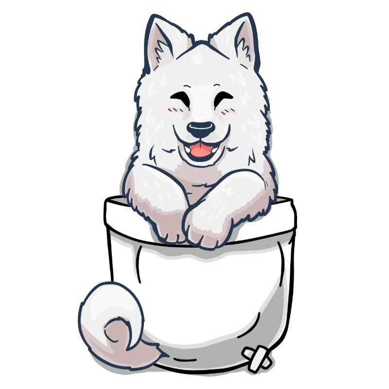 Pocket Samoyed Welpe