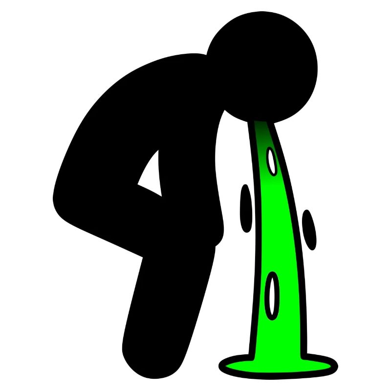 Vomir en vert