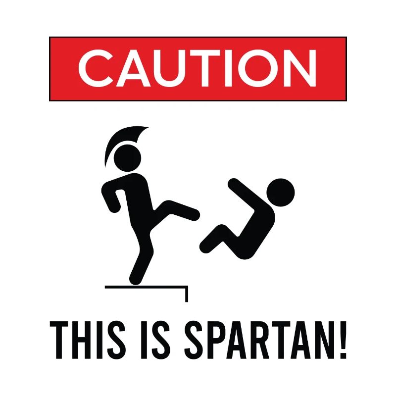 "Attention, c'est spartiate" du Spartiate