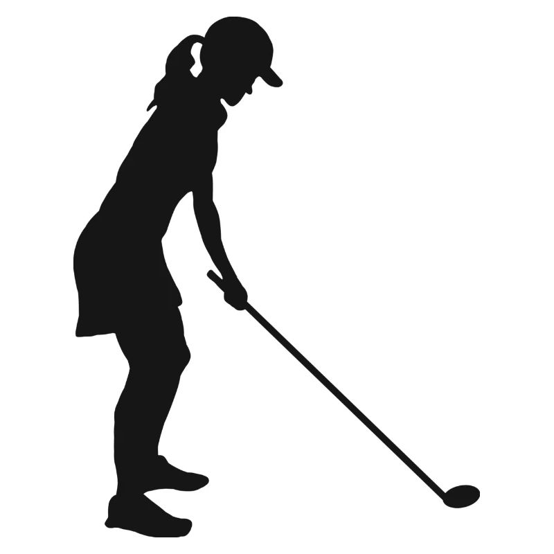 Golf club golf joueuse de golf