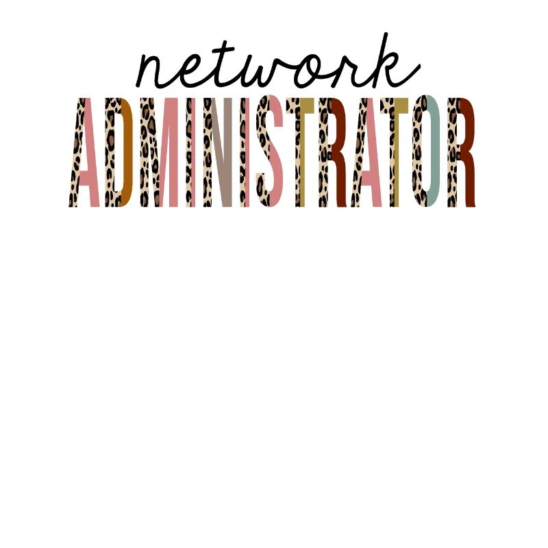 Netzwerkadministrator Leopard Print Funny