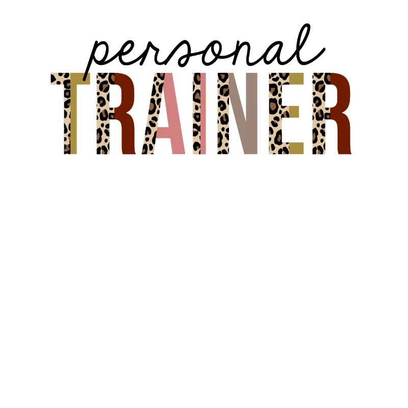 Personal Trainer Leopard Print Funny