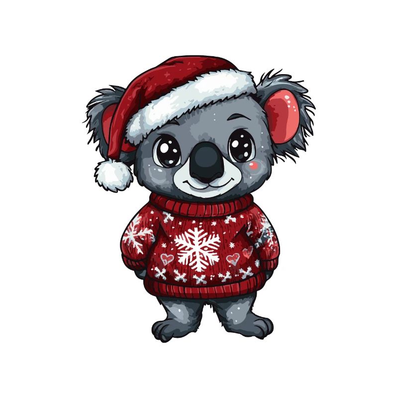 Koala Weihnachten Comic