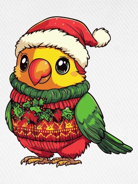 Parrot Christmas Comic